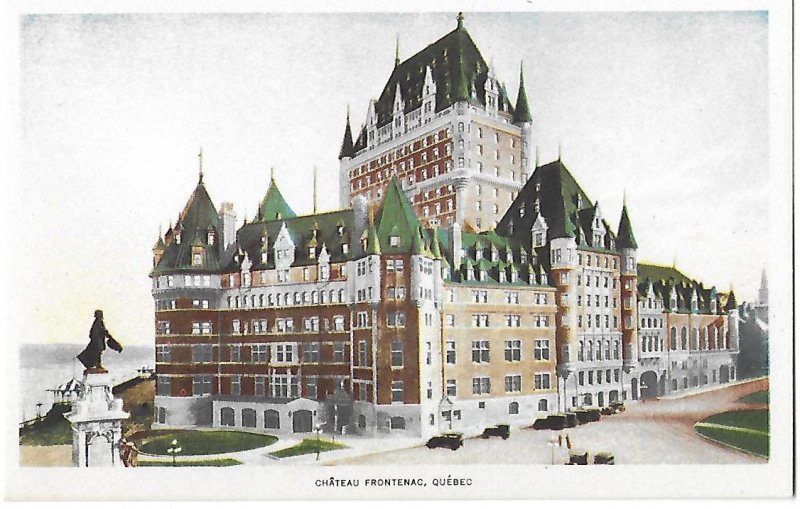 Chateau Frontenac Hotel Quebec Canada