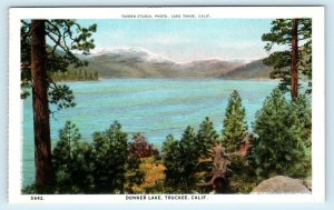 DONNER LAKE, CA ~LAKE VIEW~Tavern Studio  c1910s  Nevada County Postcard