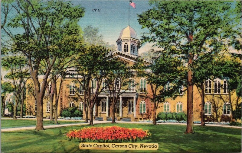 State Capitol Carson City Nevada Postcard PC491/2