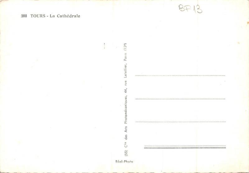 BF13 tours la cathedrale  France