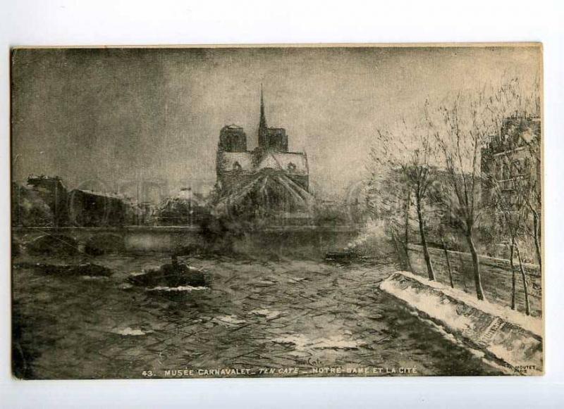 247398 FRANCE PARIS TEN CATE Notre-Dame Vintage postcard