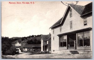 K48/ Ferndale New York Postcard c1910 Manions Store Building Homes 64