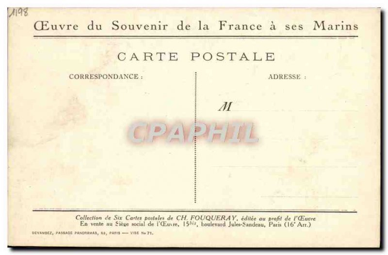 Postcard From Old Ship Boarding Neutral Cargo