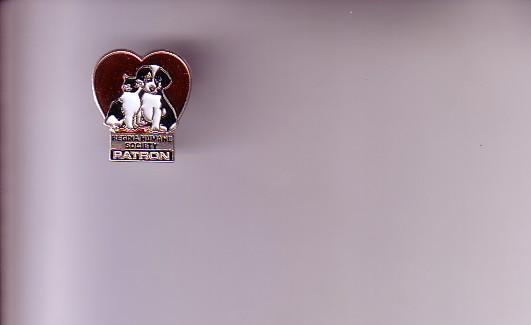 Pin, Enamel, Dog and Cat, Regina Humane Society, Patron