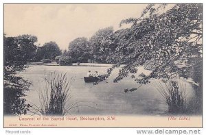 Boat, The Lake, Convent Of The Sacred Heart, Roehampton, S. W., London, Engla...