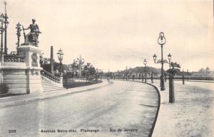 RIO DE JANEIRO BRAZIL~AVENIDA BEIRA-MAR~FLAMANGO~A RIBEIRO #295 POSTCARD