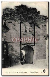 Old Postcard Dinan La Porte St Louis