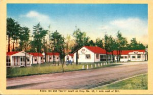 Maryland Bowie Inn and Tourist Court 1954 Dexter Press