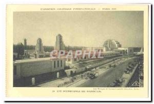 Old Postcard Paris International Colonial Exposition Paris 1931 International...