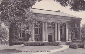 Maine Lewiston Coram Lbrary Bates College