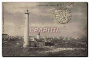 Old Postcard Lighthouse Beach Berck