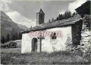 Modern Postcard Images For us An old mountain chapel