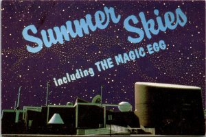 Summer Skies the Magic Egg Cernan Earth Space Center  Illinois Postcard