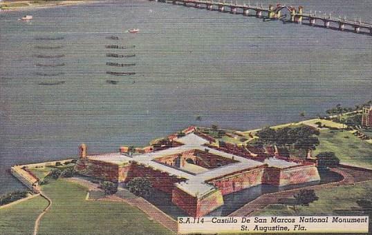 Florida Saint Augustine Castillo De San Marcos National Monument 1949