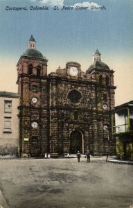 colombia, CARTAGENA, St. Pedro Claver Church (1910s) Postcard