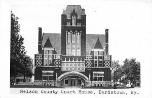 H76/ Bardstown Nelson Kentucky RPPC Postcard c1950s County Court House 127