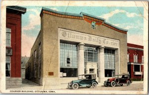 Courier Building, Ottumwa IA c1923 Vintage Postcard B68