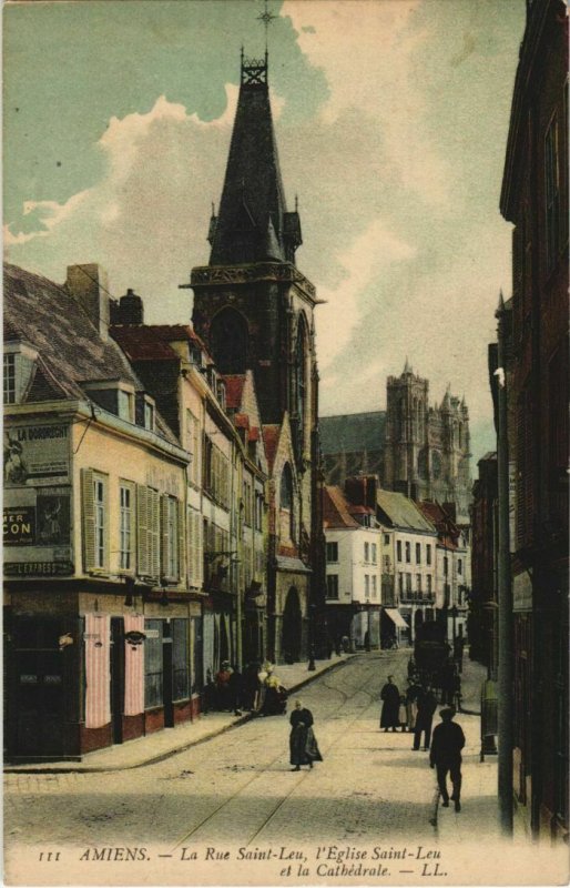 CPA AMIENS Rue St-Leu (17842)