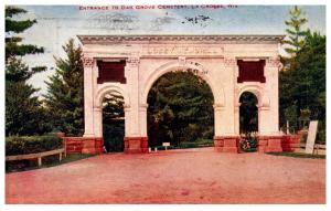 Wisconsin  La Crosse , Entrance to Grove Cemetery