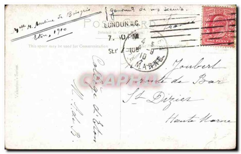 UK Postcard The Quadrangle Old Eton College