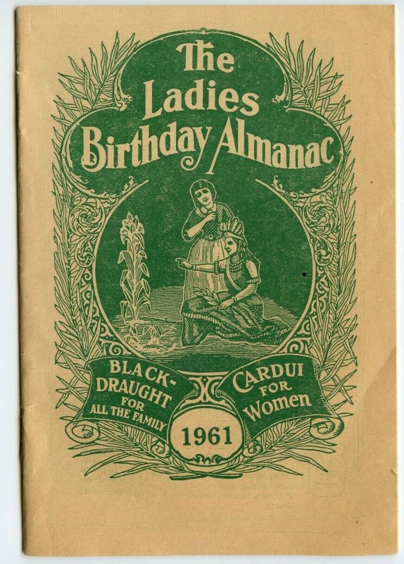 Vintage 1961 The Ladies Birthday Almanac