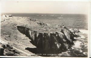 Cornwall Postcard - Land´s End - Longships Lighthouse - Real Photo - Ref TZ8952