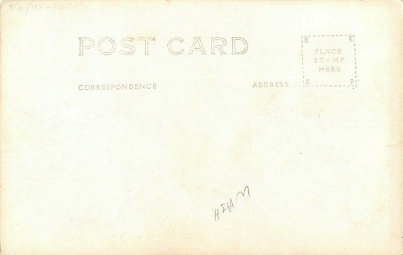 LPS48 Snoqualmie Washington Falls Aerial View Postcard RPPC