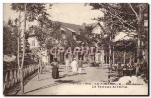 Puy de Dome- The Bourboule- La Terrasse L & # 39Hotel-Charlannes -Carte Old Post