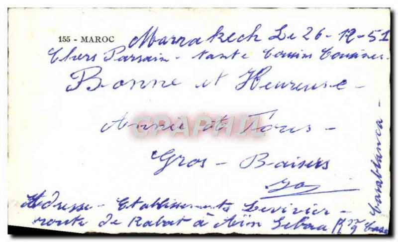 Old Postcard Morocco