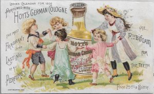 E.W. Hoyt & Co, Lowell, Ma Hoyt's German Cologne Advertising Card (49389)