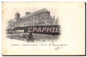 Old Postcard Bourges Apse of the Cathedral
