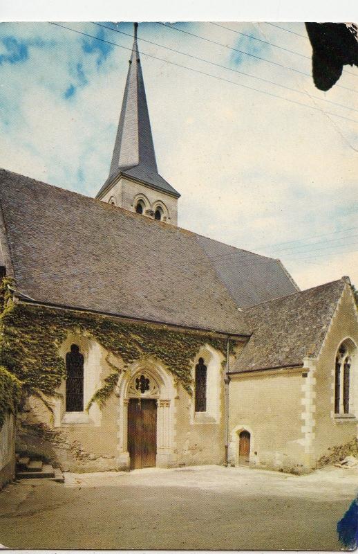 BF15468 eglise saint pierre d erigne les ponts de ce france  front/back image