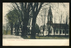 Ossipee, New Hampshire/NH Postcard, Street Scene, Church