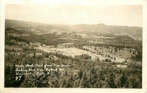 RPPC Molly Stark Trail from Fire Tower Looking West, Hogback Mt. VT Route 9