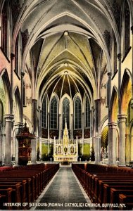 New York Buffalo Interior Of St Louis Roman Catholic Church