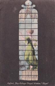 England Oxford New College Chapel Window Hope