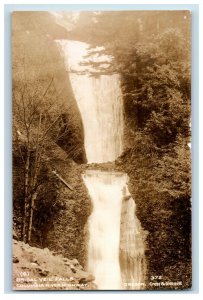 c. 1920 RPPC Bridal Veil Falls Columbia River Highway Postcard F91 