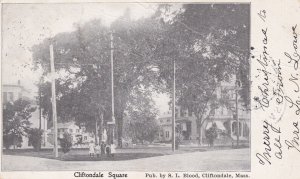 Massachusetts Cliftondale The Square 1905