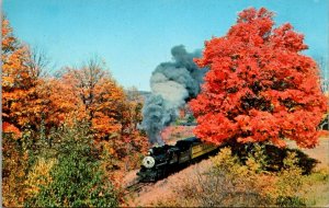 Trains Excursion Train Steamtown USA Bellows Falls Vermont 1966