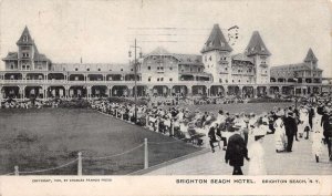 Brighton Beach New York Brighton Beach Hotel Vintage Postcard AA67162