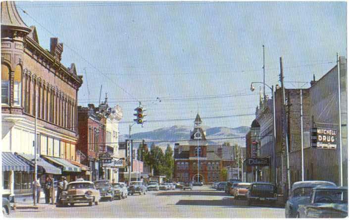 Street Scene Dillon Montana MT