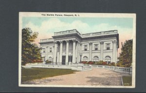 Post Card 1925 Newport RI The Marble Palace