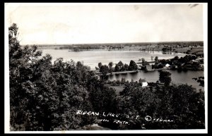 1950 Rideau Lake Ontario Canada Real Photo Postcard