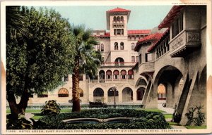 PC Hotel Green East Building from Verandah of West Building Pasadena, California