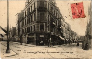 CPA Asnieres Rue Traversiere et la Grande Rue (1313667)