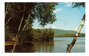 PA - Tannersville. Camelback Mountain from Mountain Springs Lake