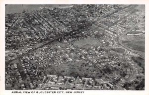 Gloucester City New Jersey Aerial View of Gloucester B/W Photochrome PC U2071