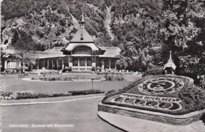 Switzerland Interlaken Kursaal mit Blumenuhr Photo