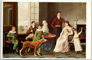 Postcard - The Woolsey Family By William Berczy, National Gallery of Canada