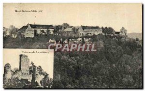 Old Postcard Mont Sainte Odile Chateau Landsberg